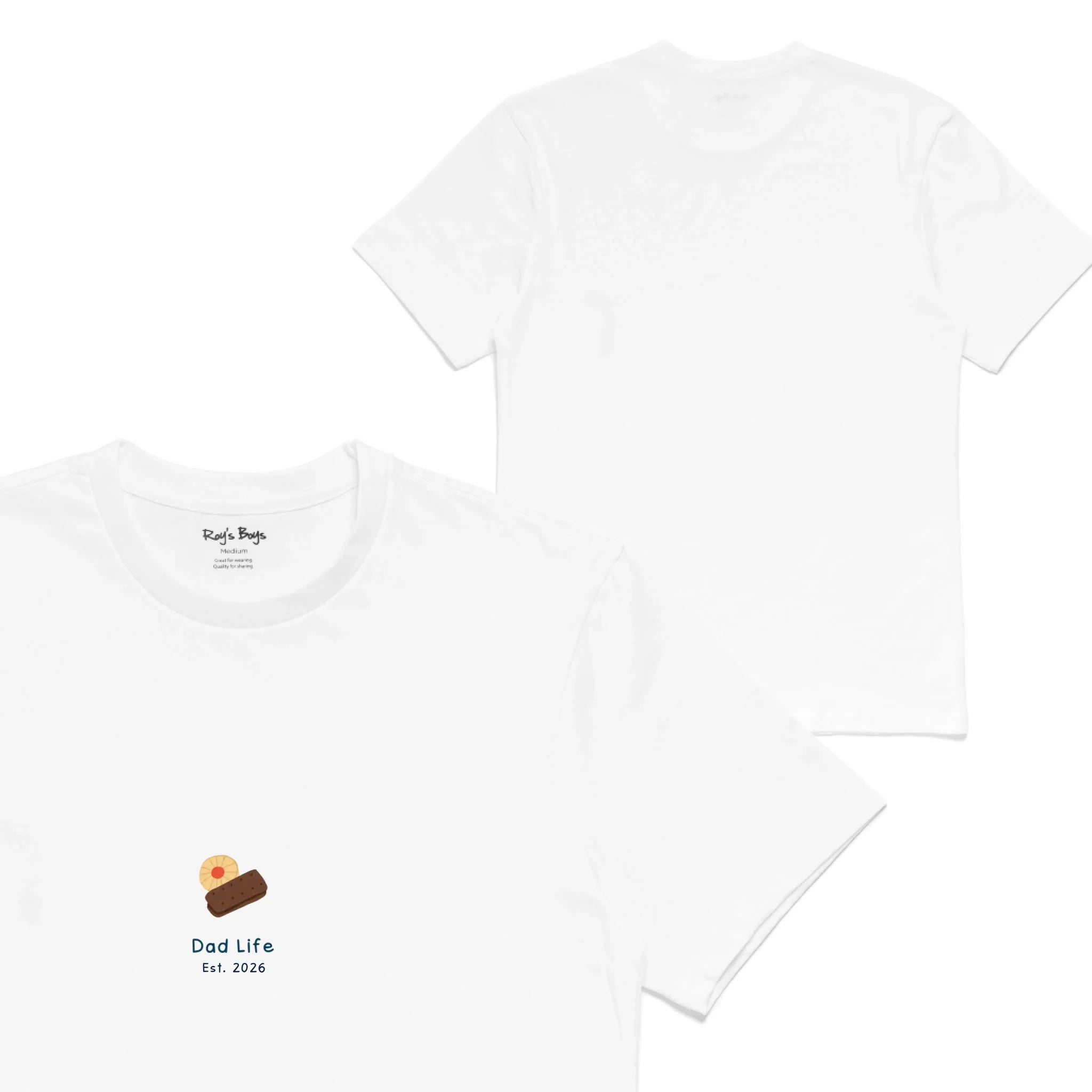 Roys Boys White T-Shirt Imagery_0001_Mens Back both-01
