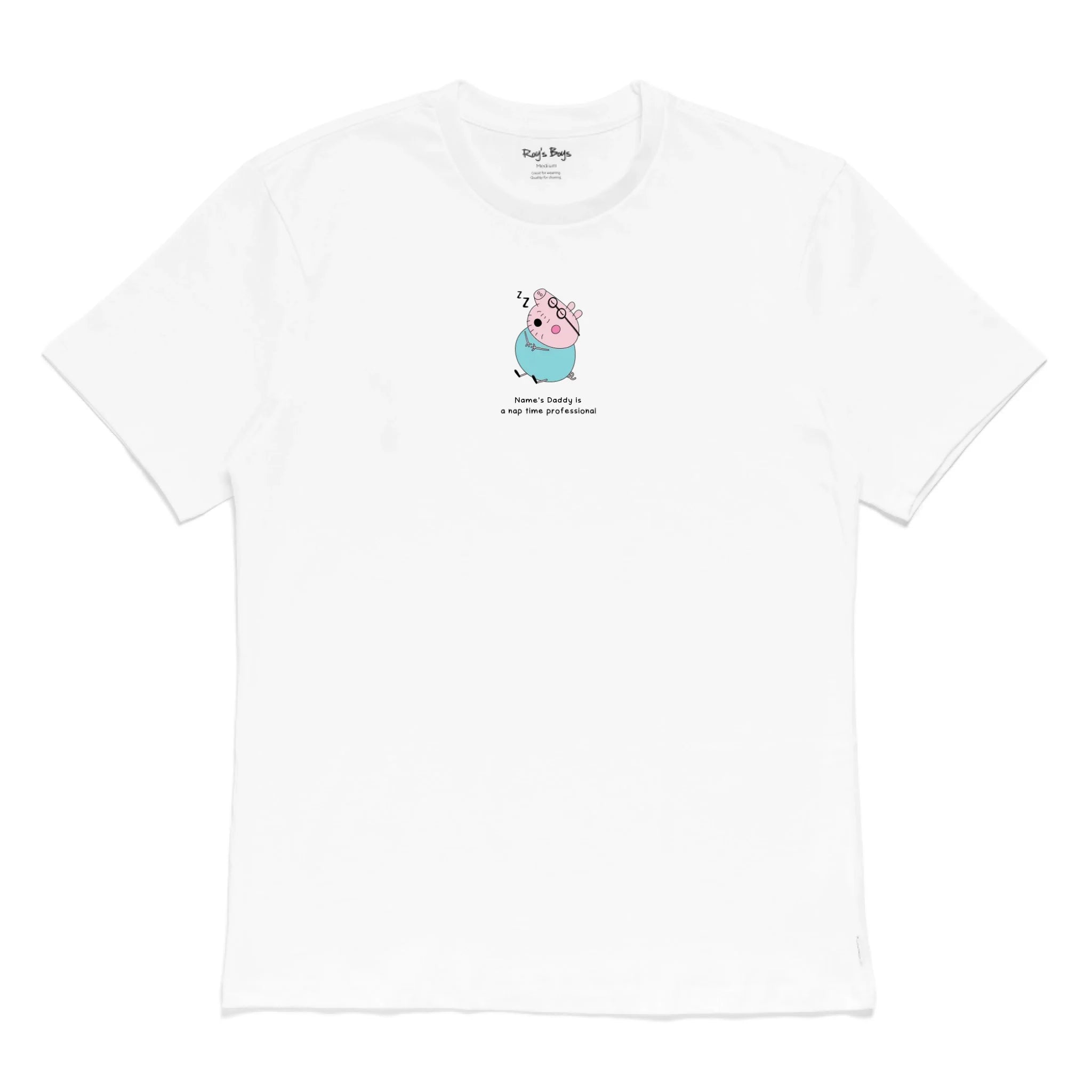 Roys Boys White T-Shirt Imagery_0000_Mens Front