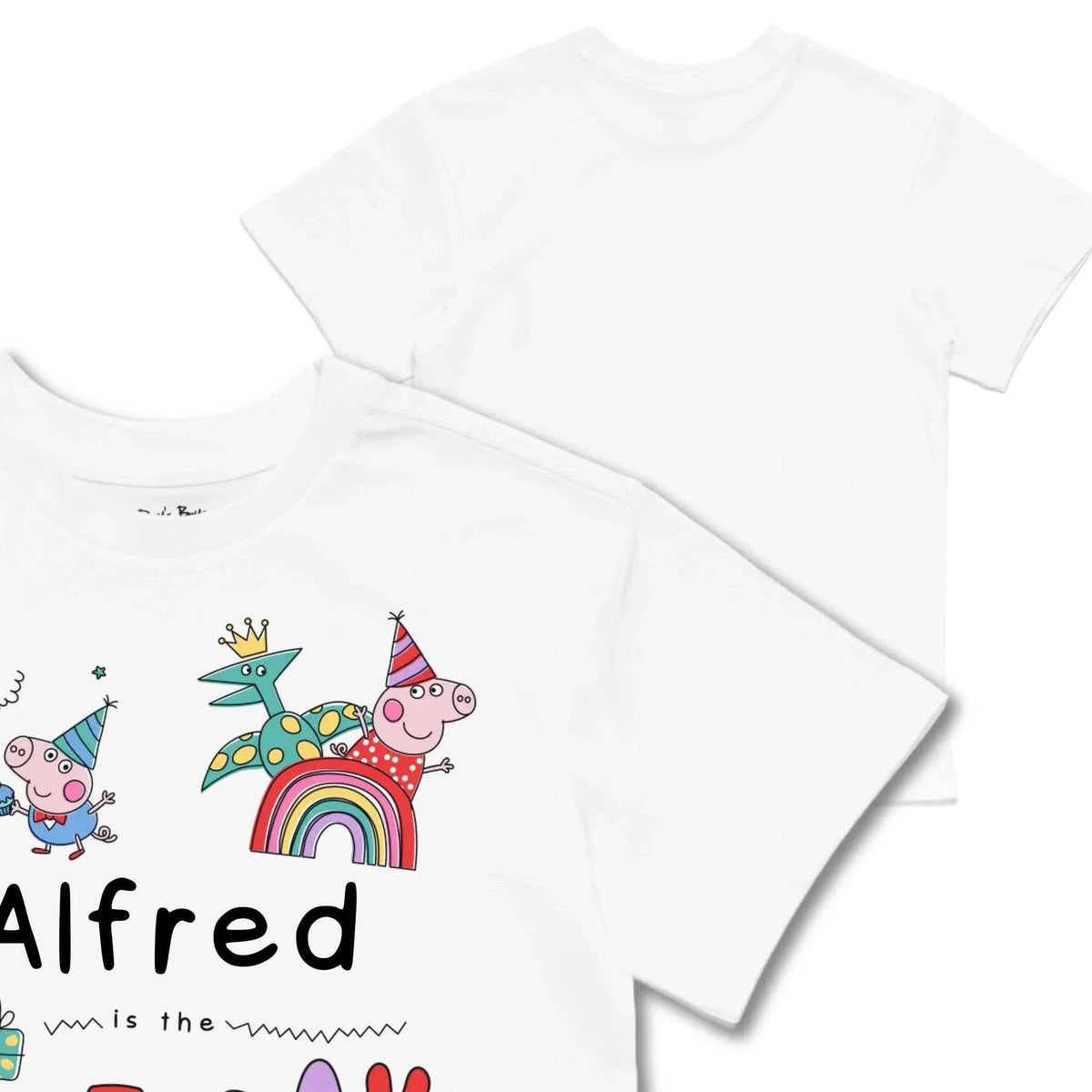 Personalised Peppa Pig Birthday Boy Kids&