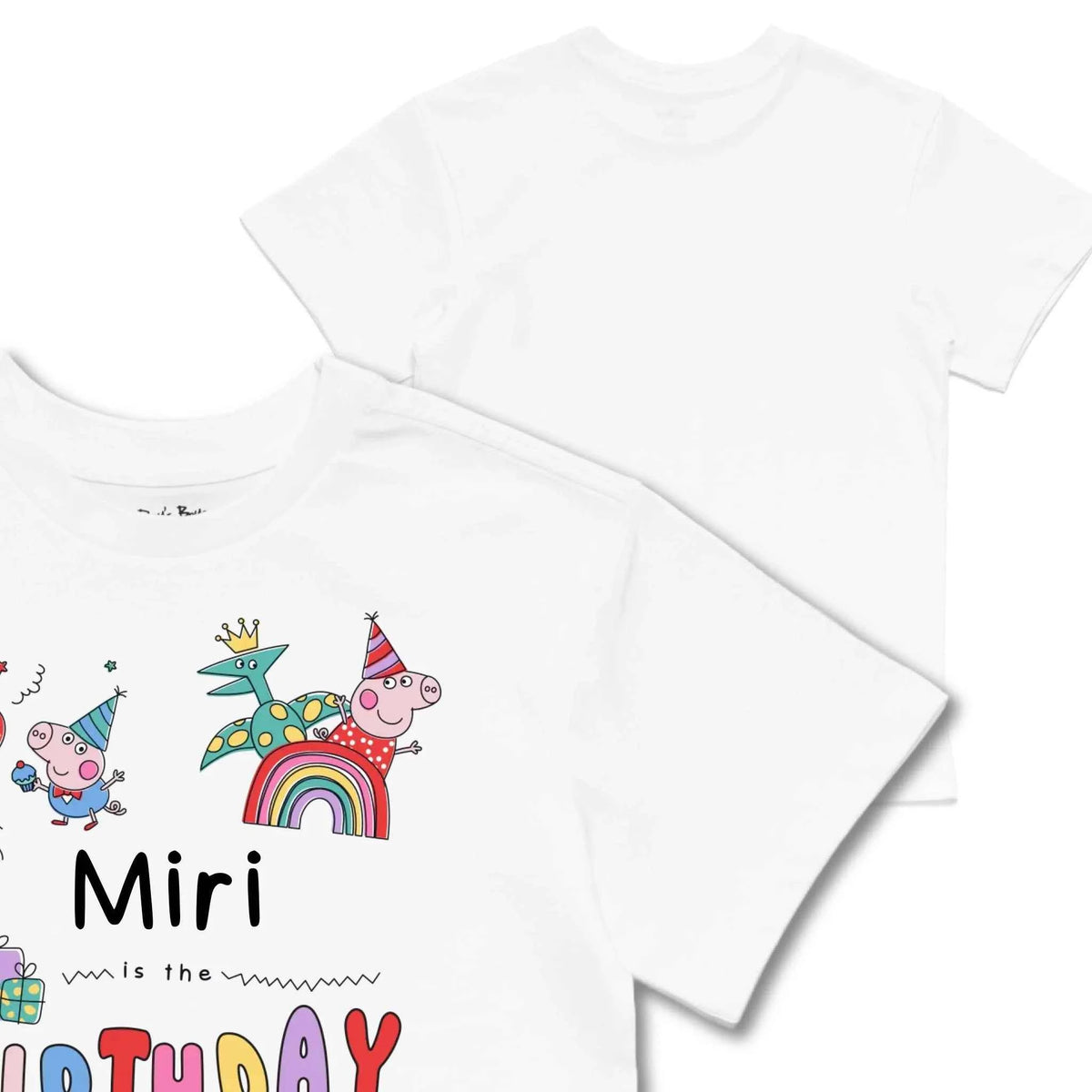 Personalised Peppa Pig Birthday Girl Kids&