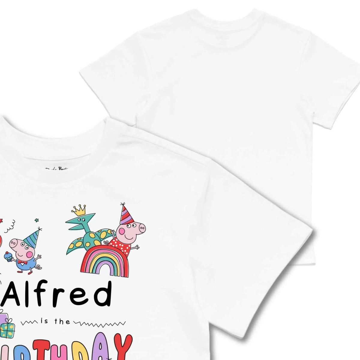 Personalised Peppa Pig Birthday Boy Kids&