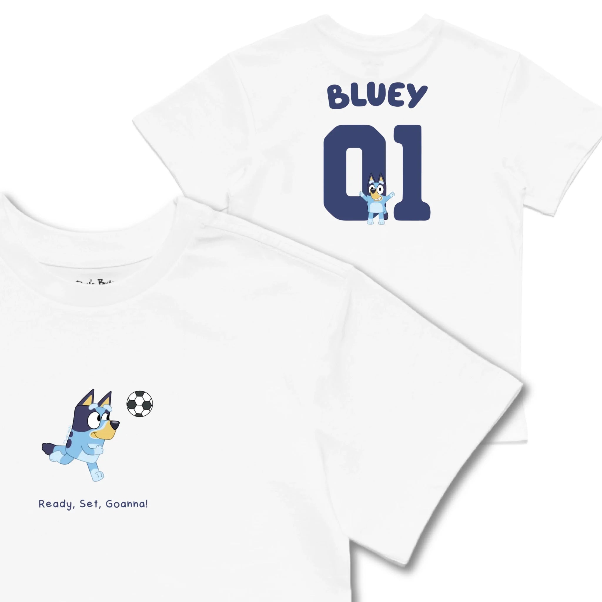 Kids TSHIRT Main Image Front and Back_White frontback back view