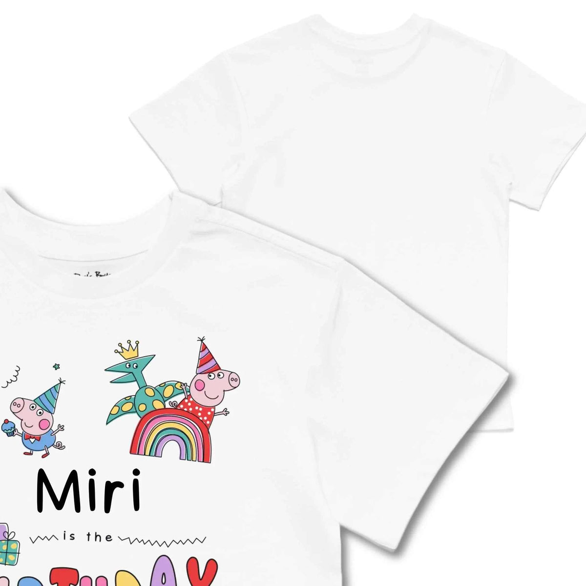 Personalised Peppa Pig Birthday Girl Kids&