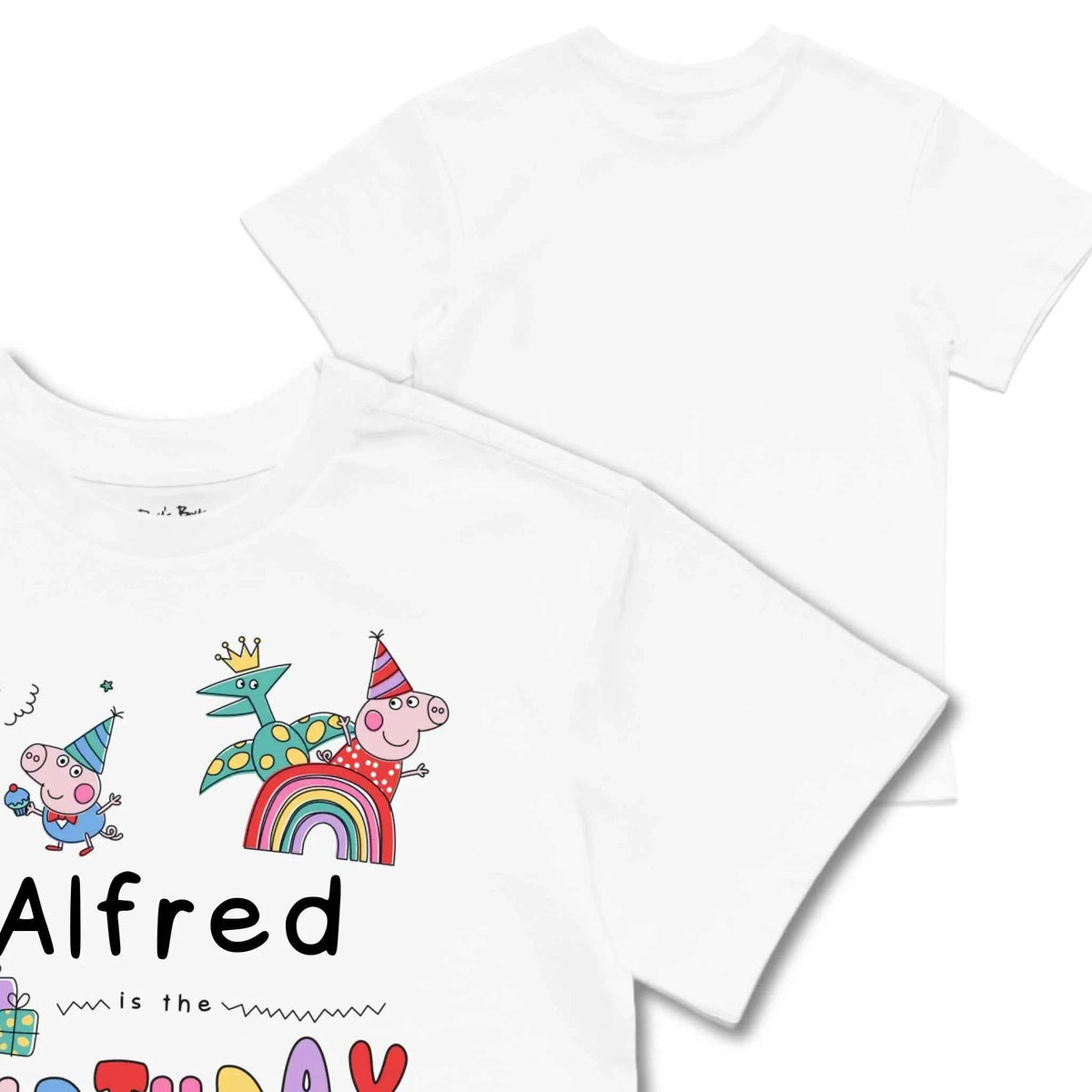 Personalised Peppa Pig Birthday Boy Kids&