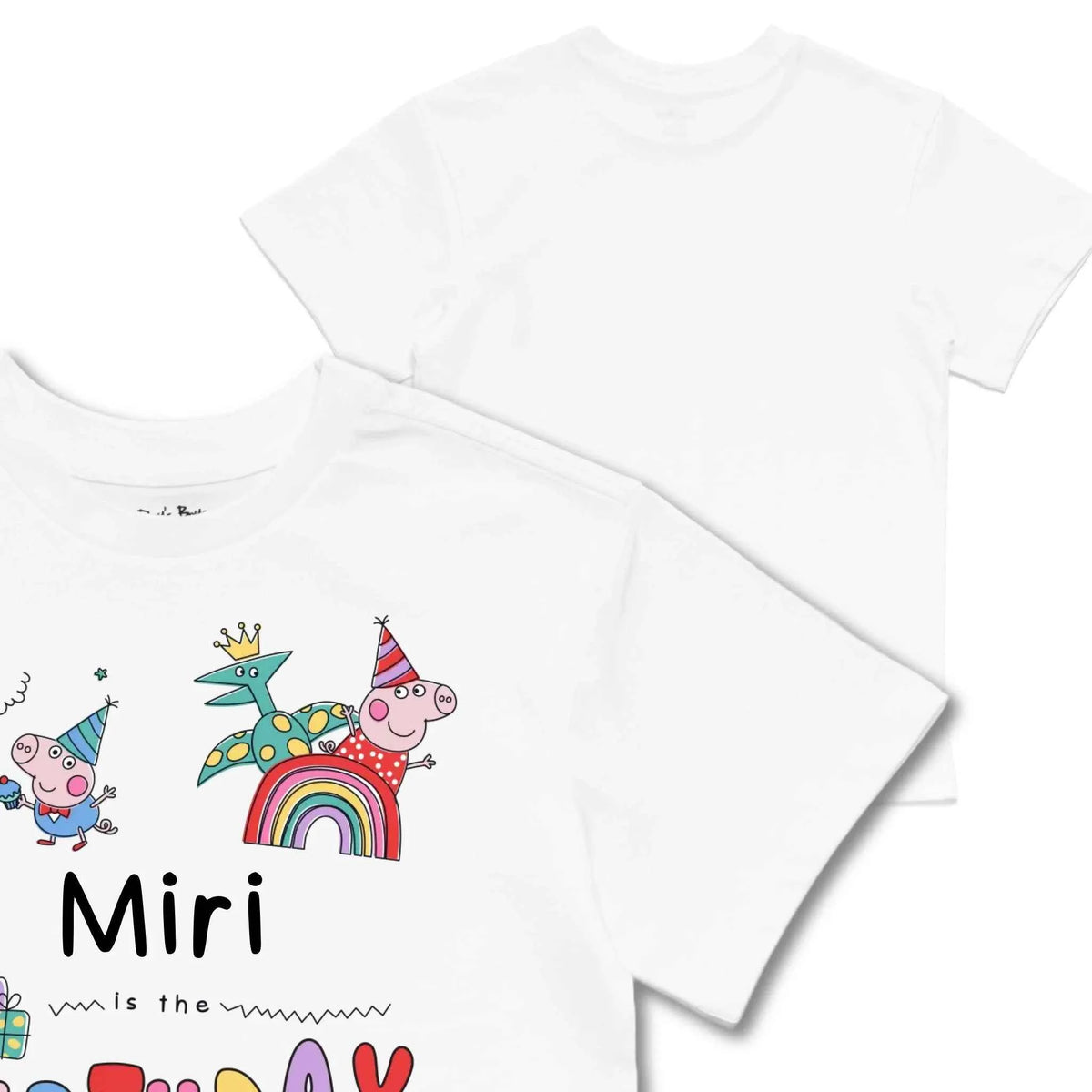 Personalised Peppa Pig Birthday Girl Kids&