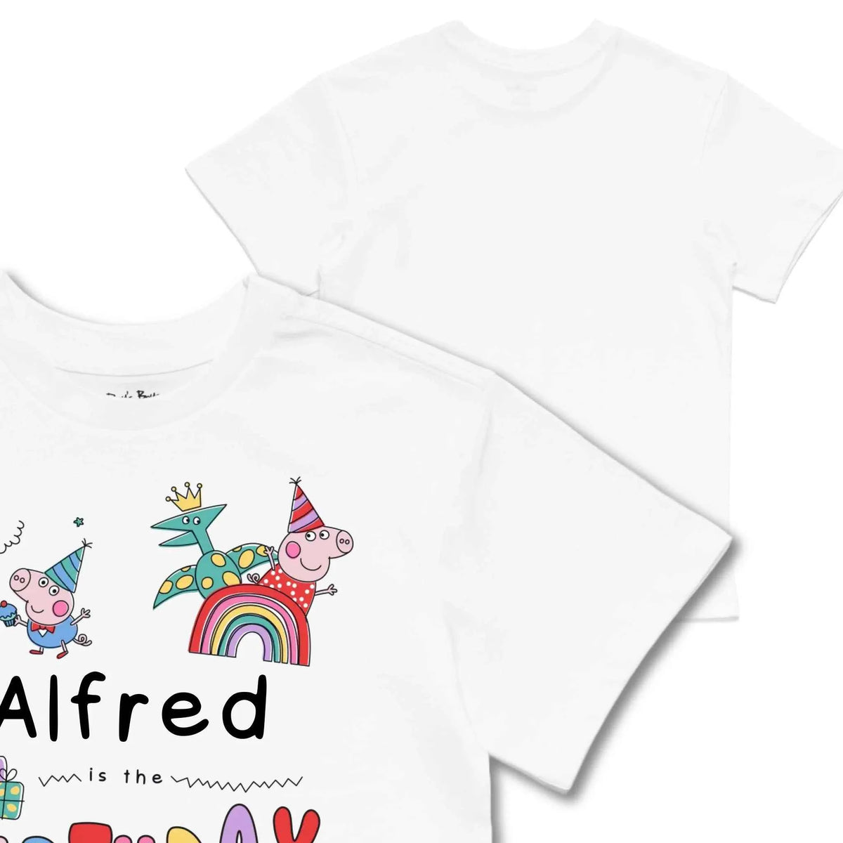 Personalised Peppa Pig Birthday Boy Kids&