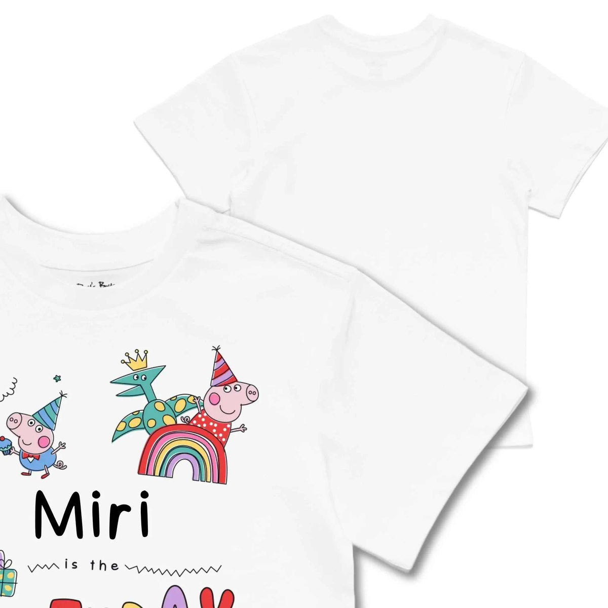 Personalised Peppa Pig Birthday Girl Kids&