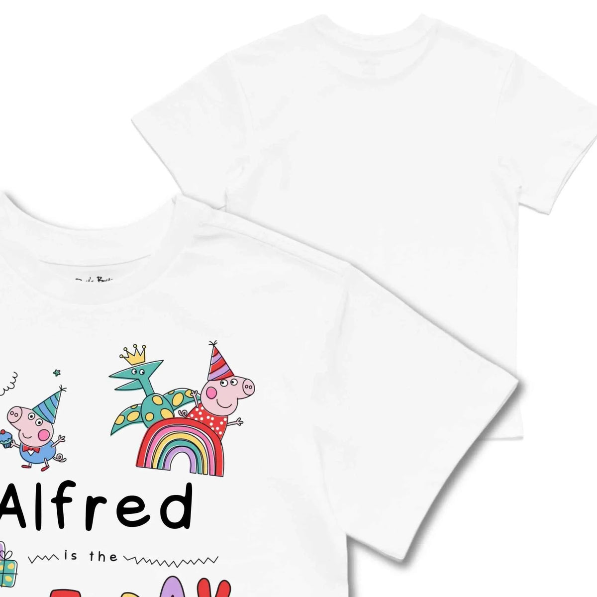 Personalised Peppa Pig Birthday Boy Kids&