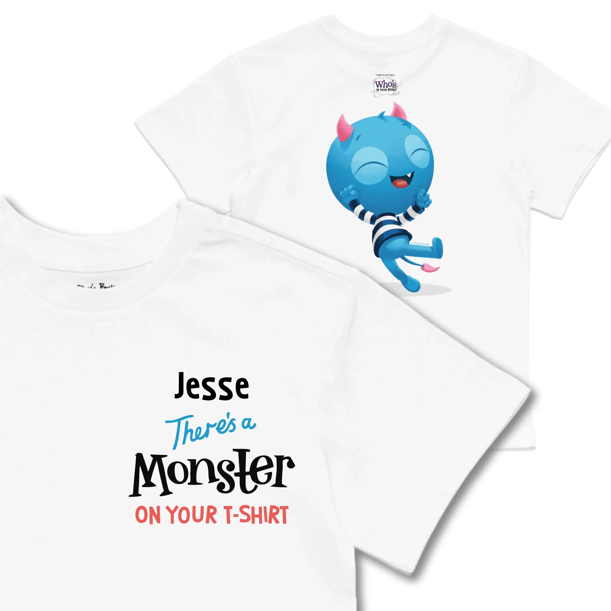 Kids TSHIRT Main Image Front and Back_white frontback front crop
