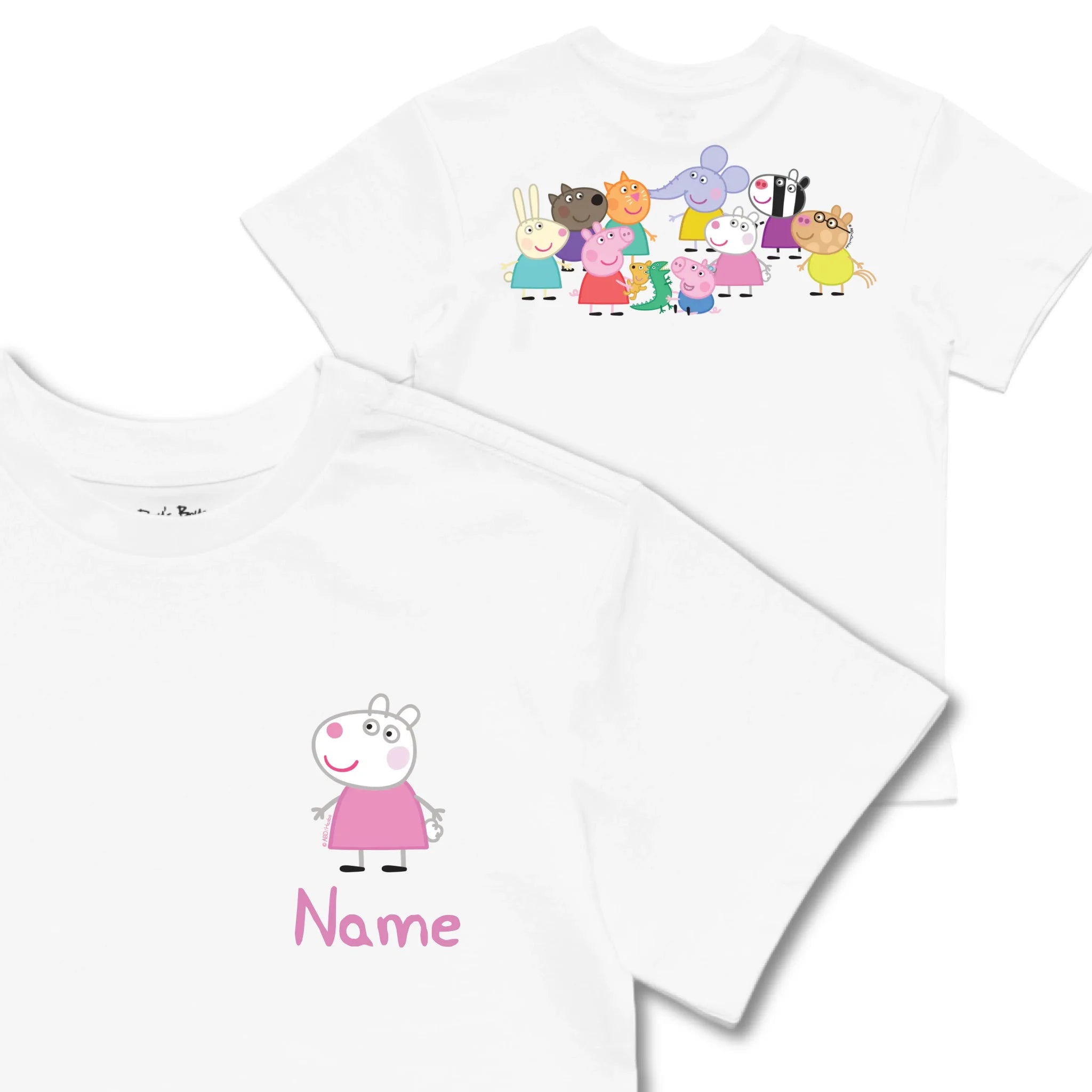 Kids TSHIRT Main Image Front and Back_white frontback front crop