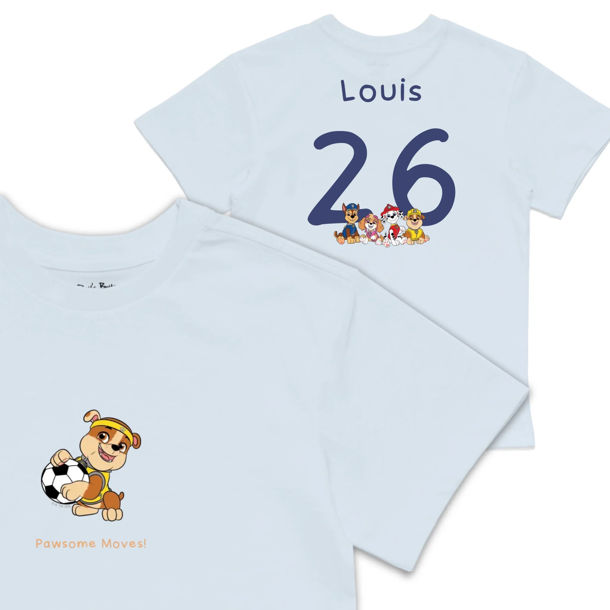 Roys Boys blue T-Shirt Imagery_0008_Older Kids front back