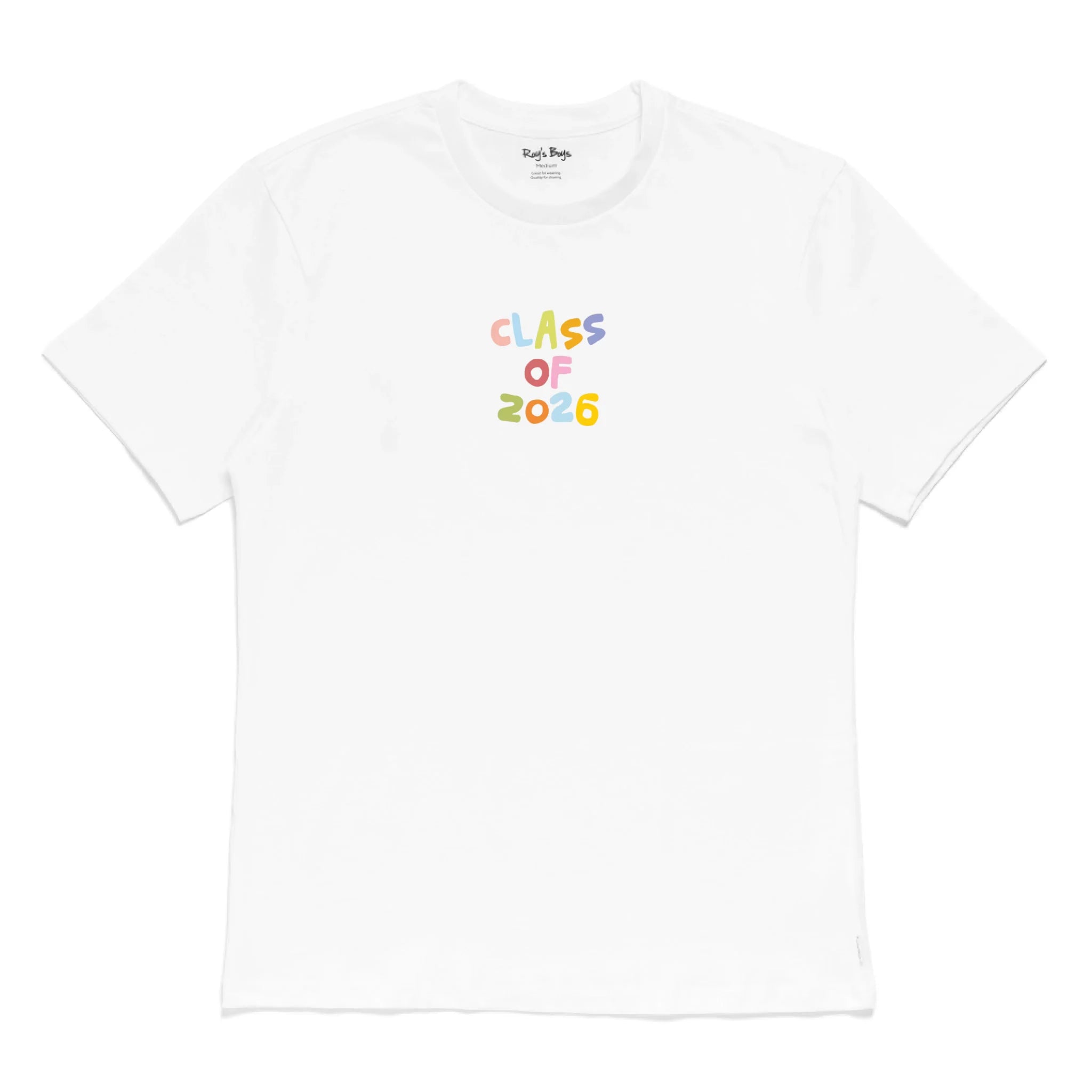 Roys Boys White T-Shirt Imagery_0000_Mens Front