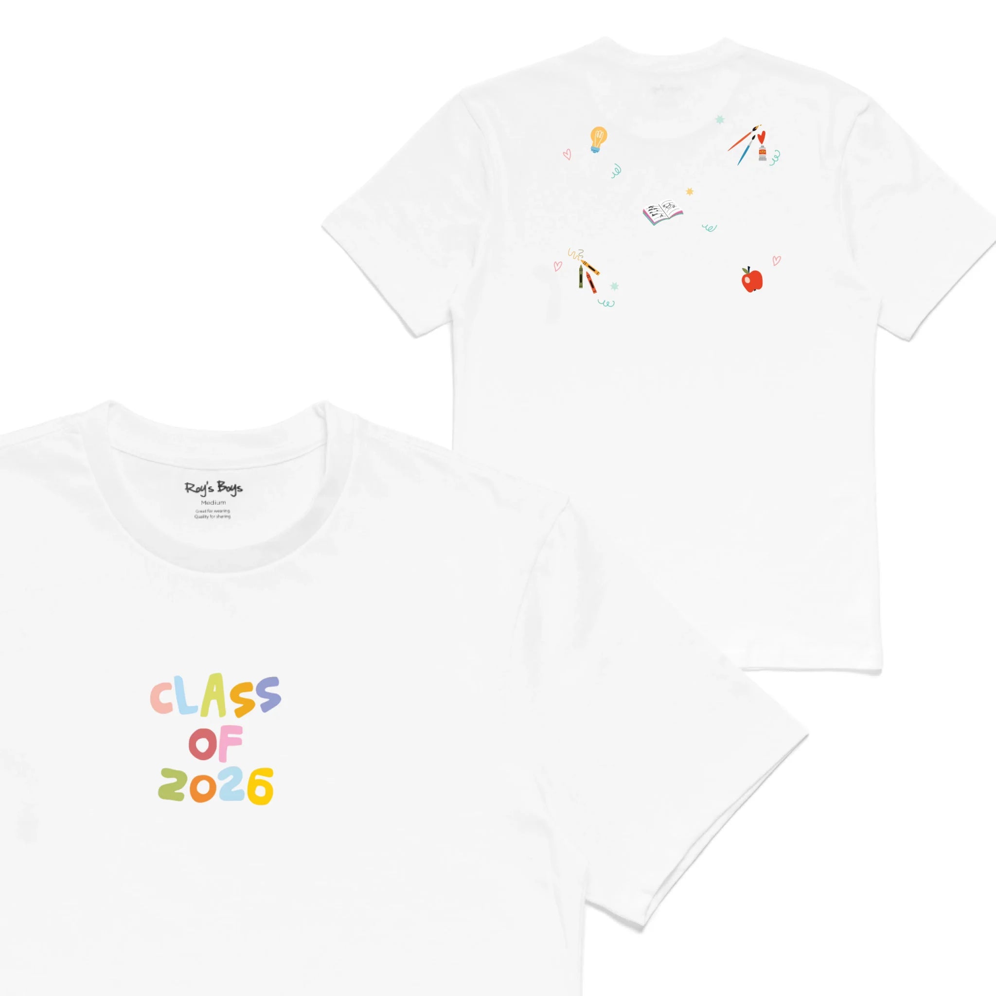 Roys Boys White T-Shirt Imagery_0001_Mens Back both-01