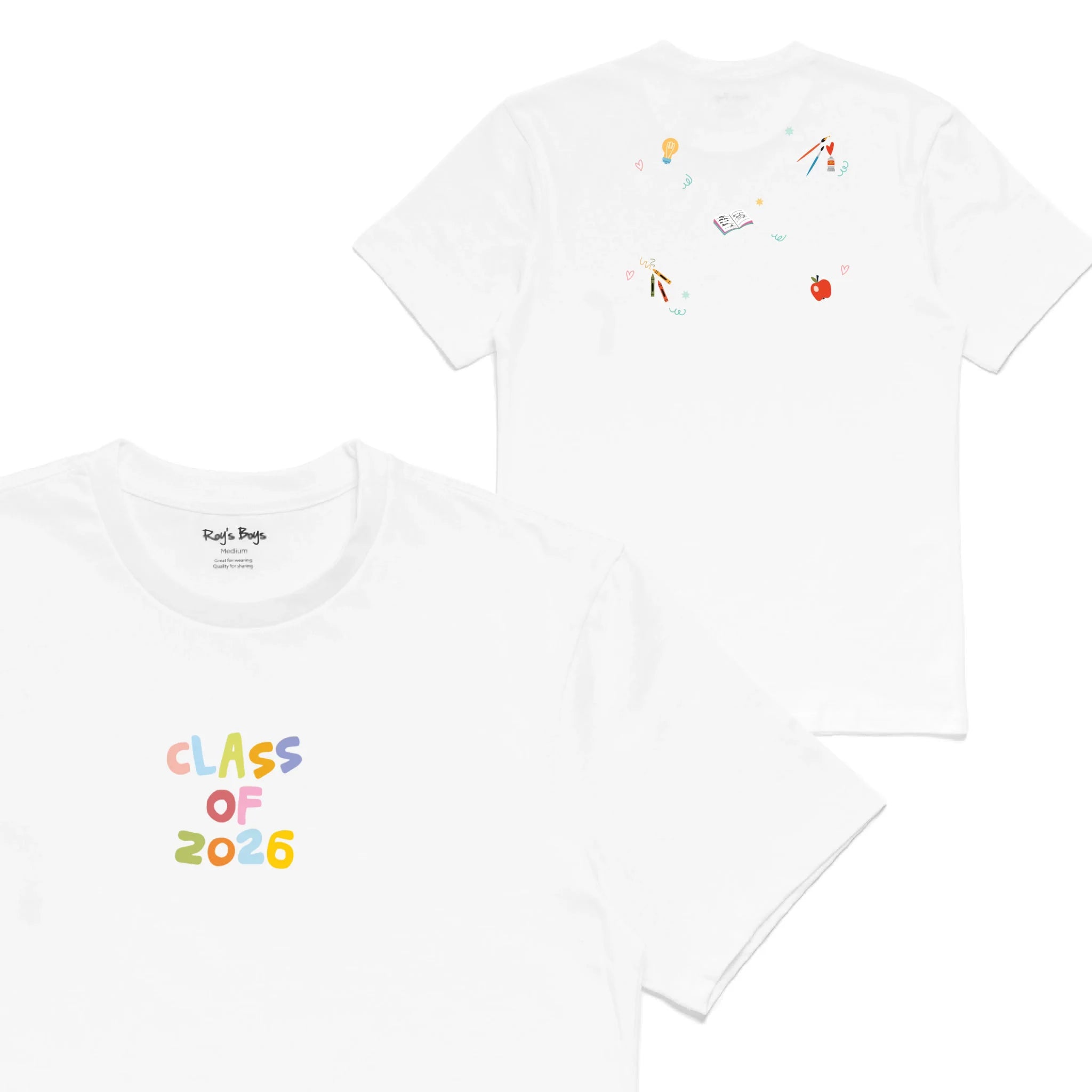 Roys Boys White T-Shirt Imagery_0001_Mens Back both-01