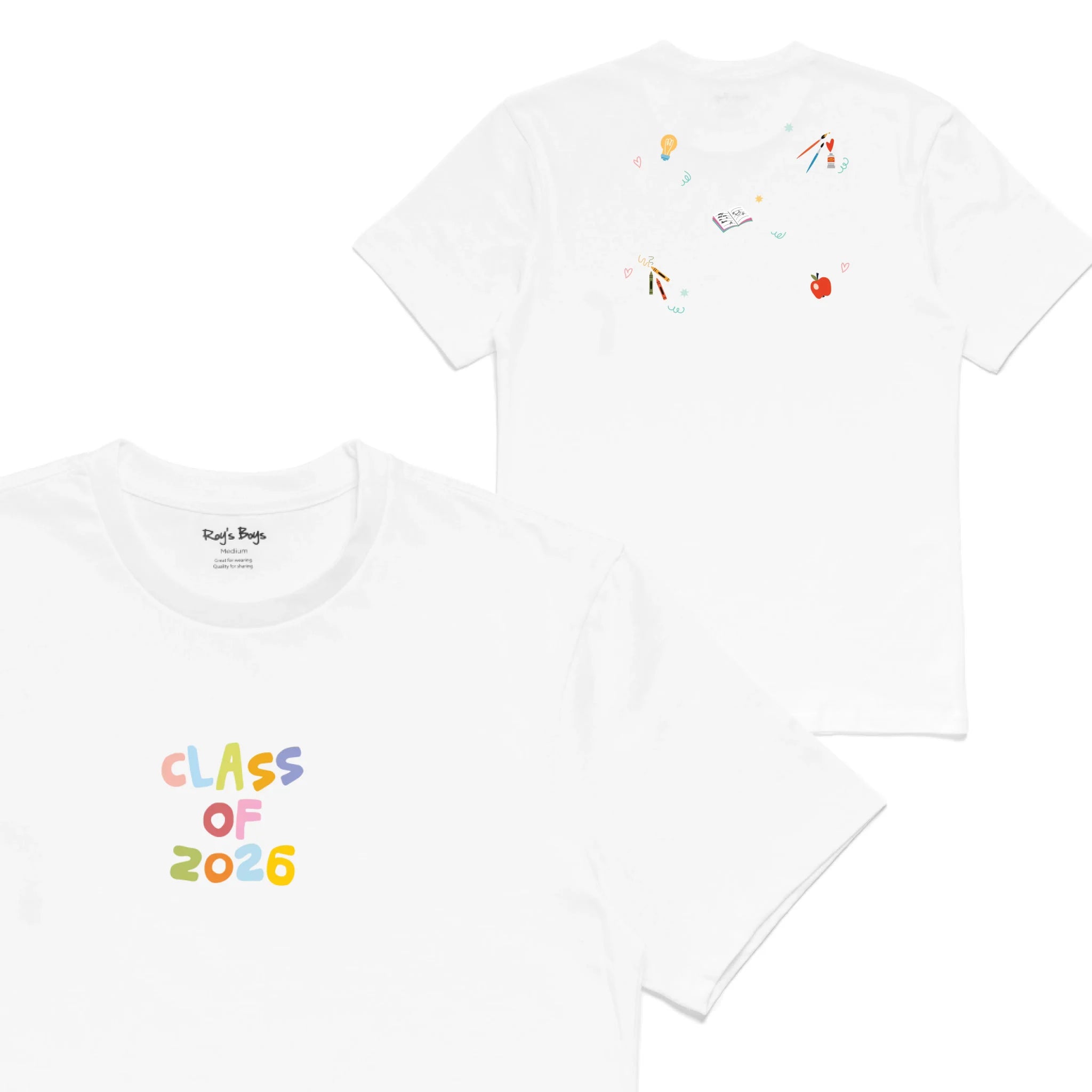 Roys Boys White T-Shirt Imagery_0001_Mens Back both-01