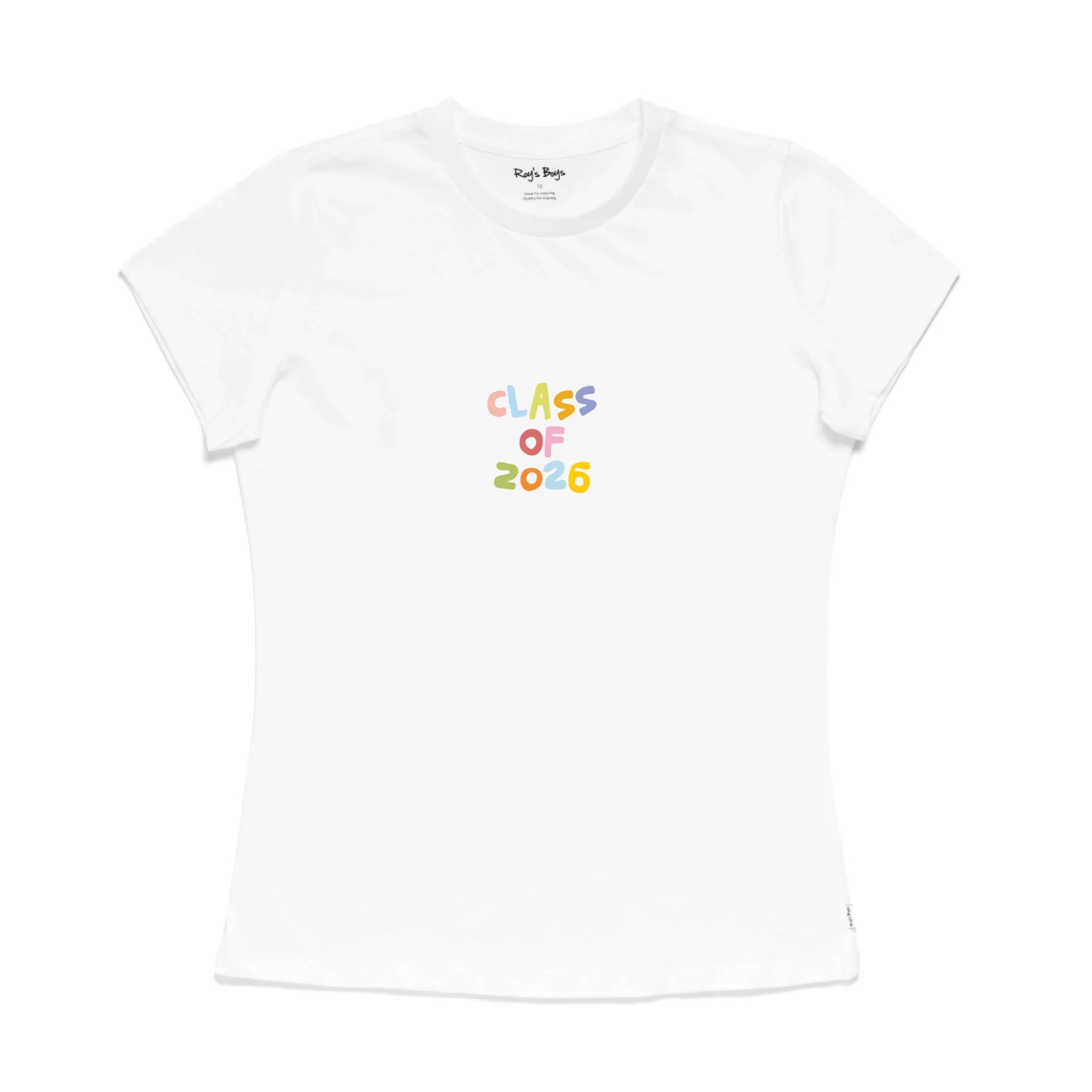 Roys Boys White T-Shirt Imagery_0004_Womens Front