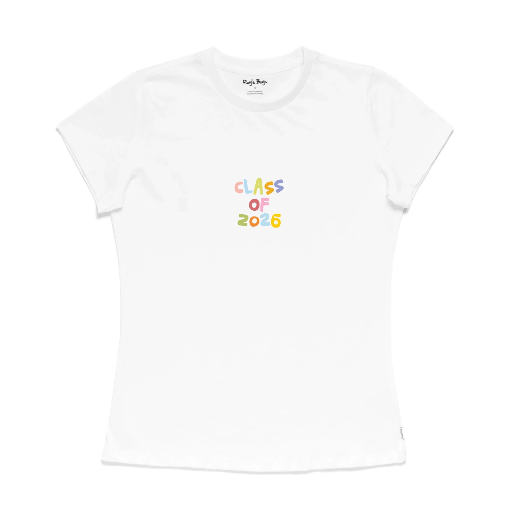 Roys Boys White T-Shirt Imagery_0004_Womens Front