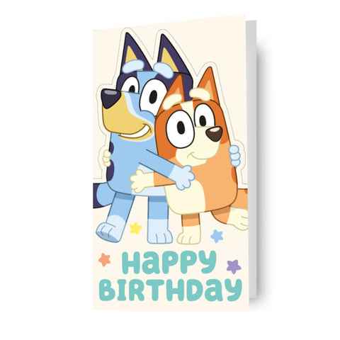 Bluey Happy Birthday Birthday Card