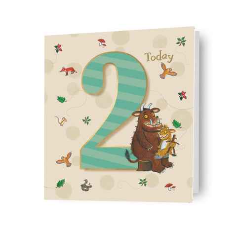 Gruffalo Two Today Birthday Card