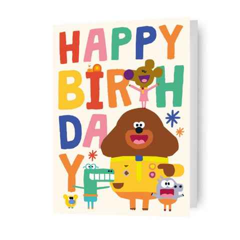 Hey Duggee Happy Birthday Birthday Card