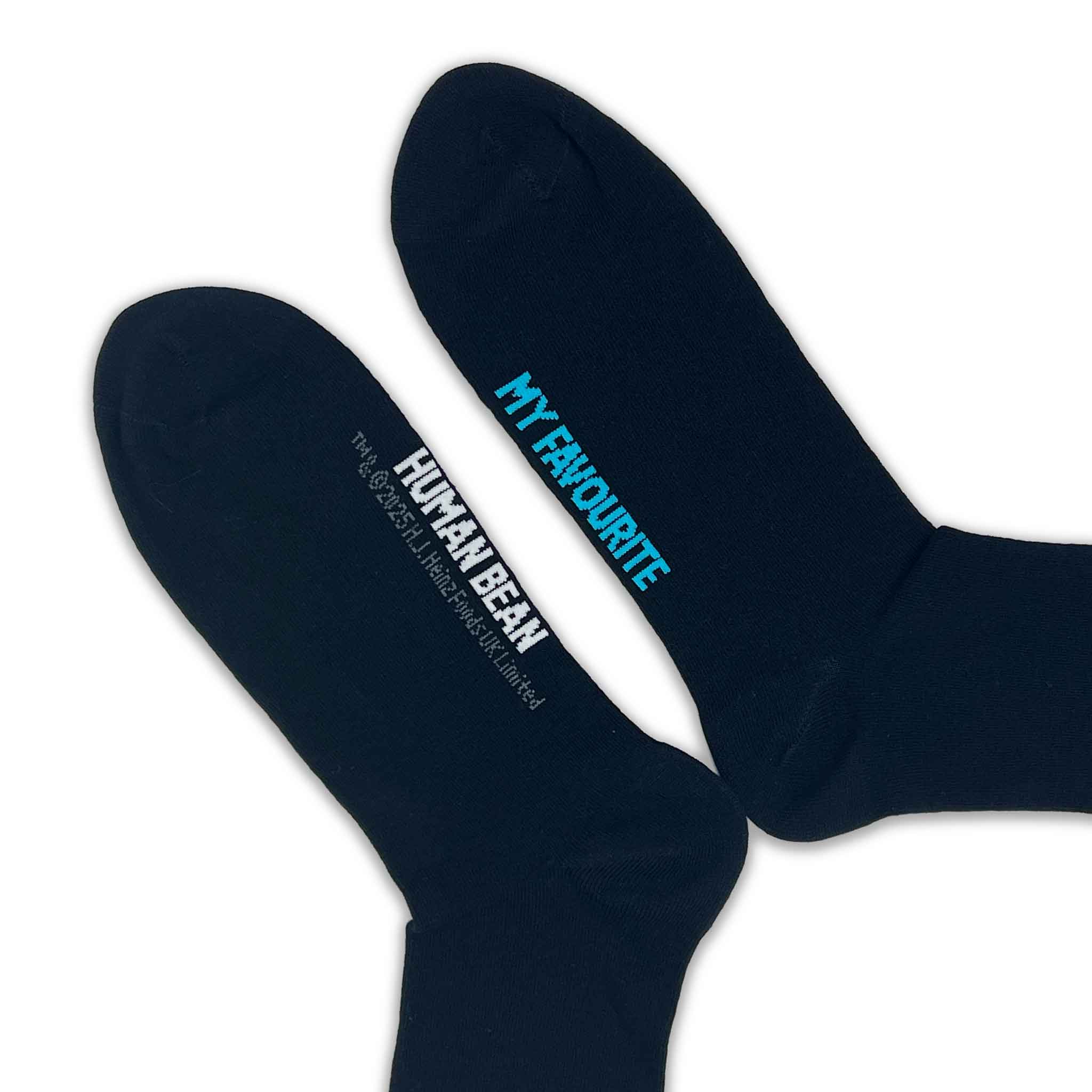 Heinz Baked Beans Can Embroidery Adult Socks