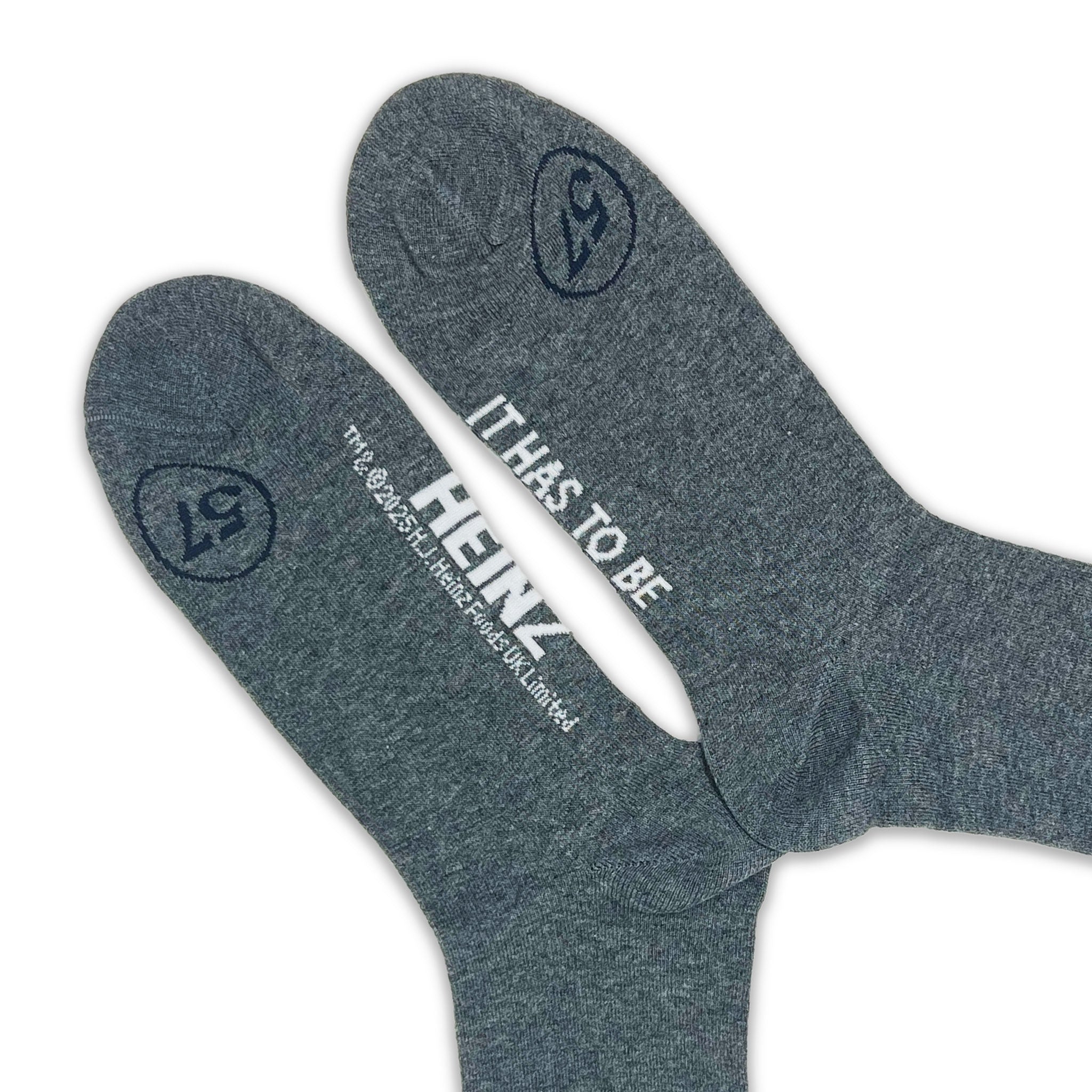 Heinz Ketchup Bottle Embroidery Adult Socks