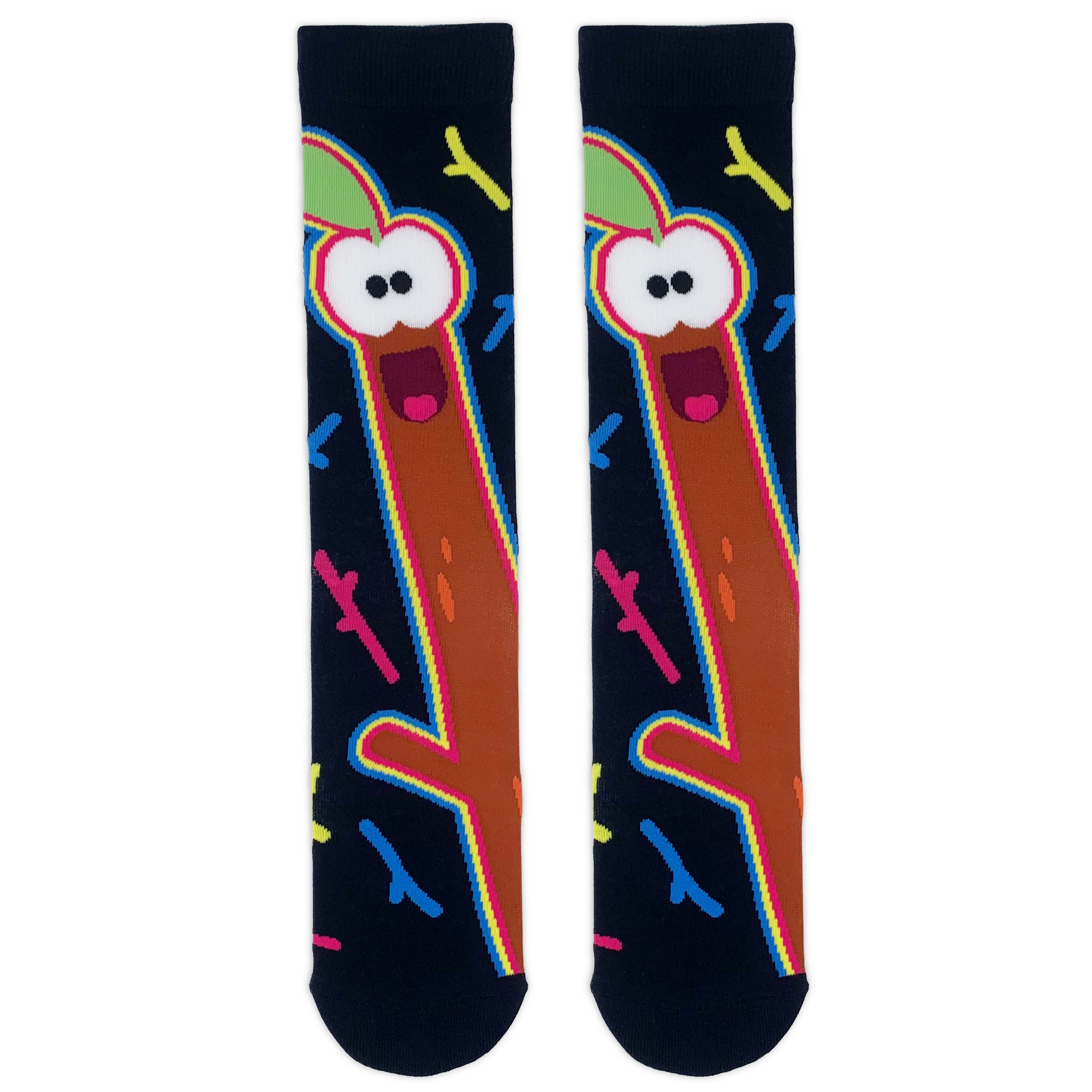 Hey Duggee Dancing Stick Neon Adult Socks