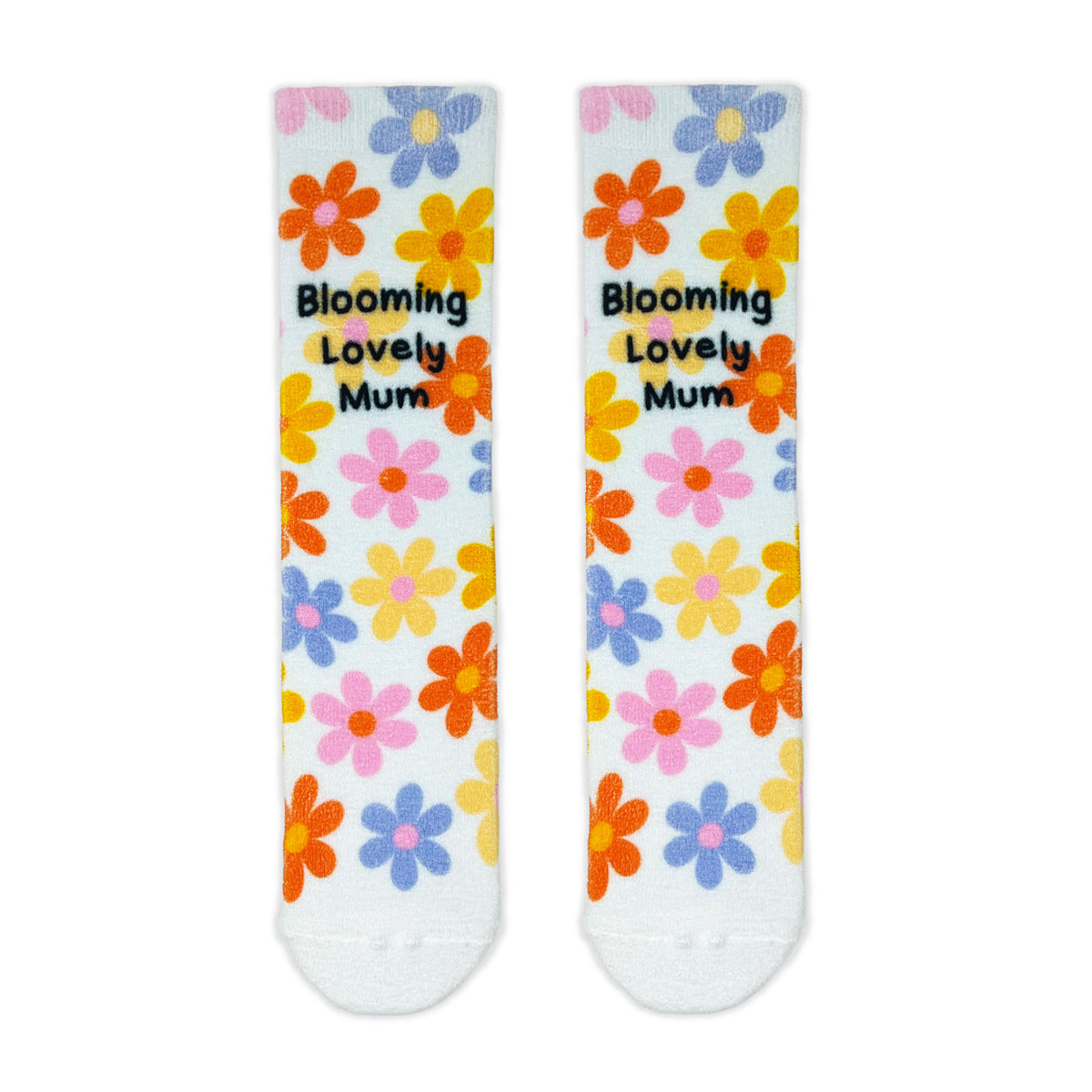 Blooming Lovely Mum Adult Cosy Socks - Roy&