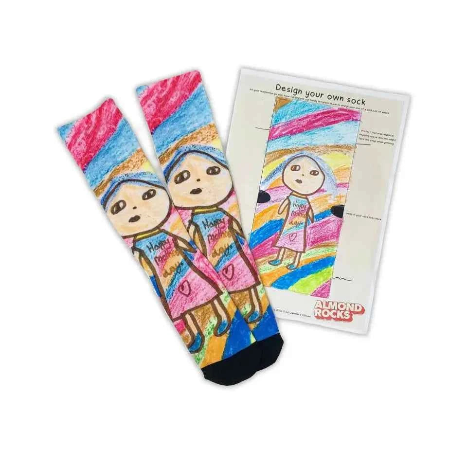 Draw Mummy Personalised Socks
