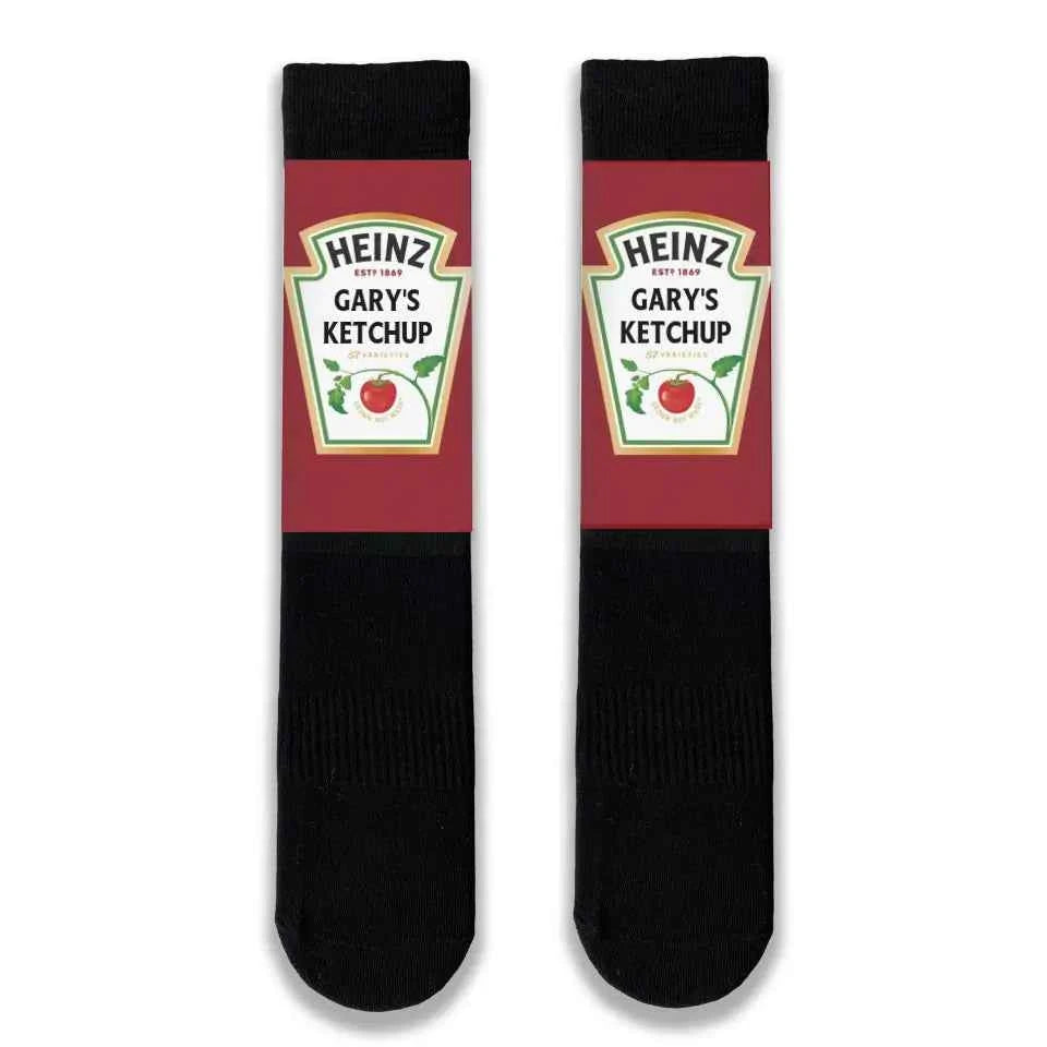 Personalised Heinz Tomato Ketchup Adult Socks
