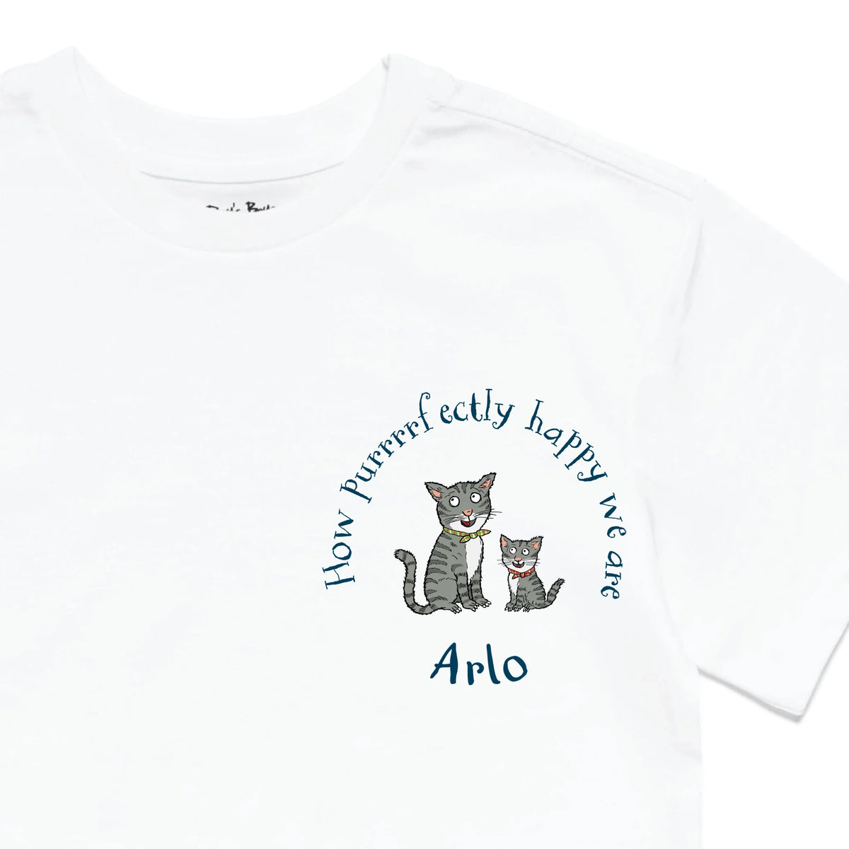 Personalised Tabby McTat Badge Kids&