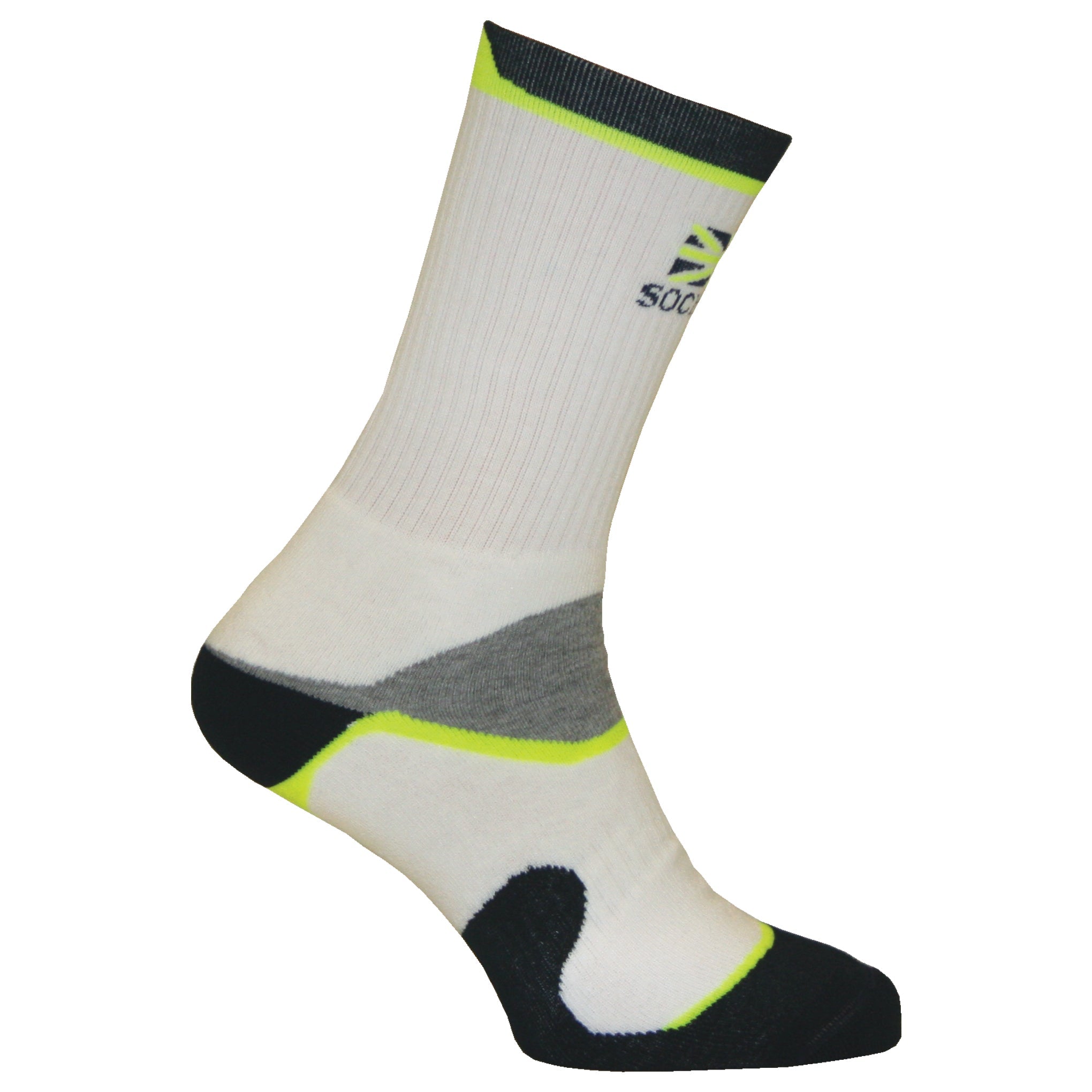 Sockmine Training Crew in Lime/Grey/Navy