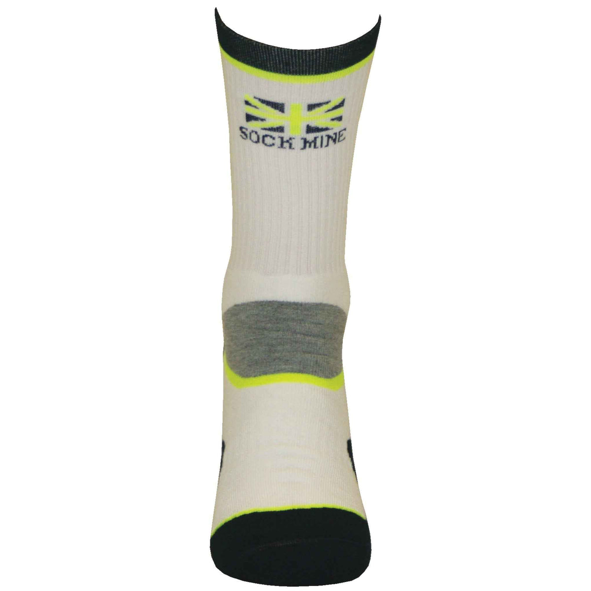 Sockmine Training Crew in Lime/Grey/Navy