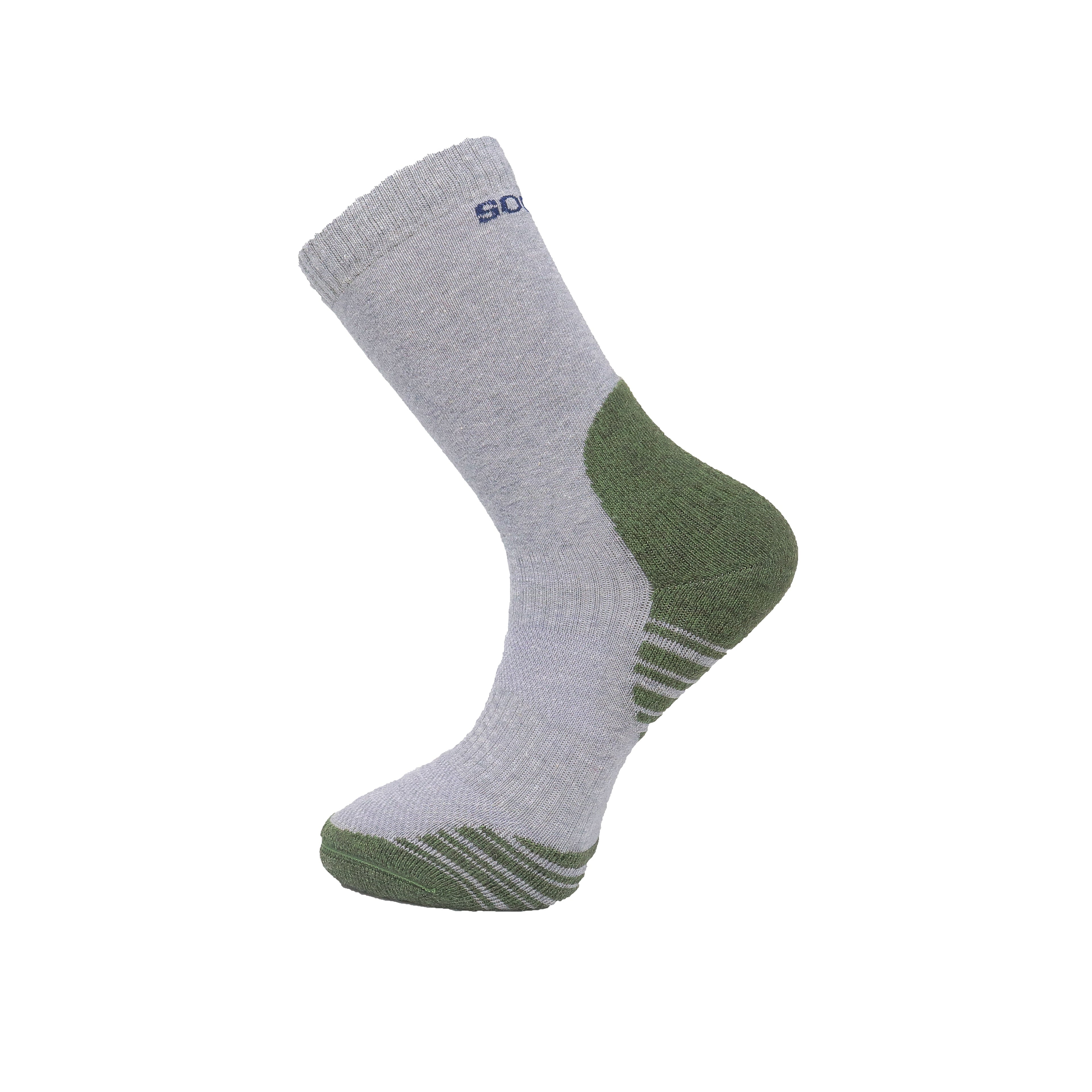 Tread Light Grey/Green with COOLMAX® and Merino