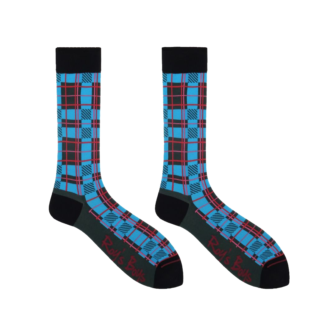 Polperro Premium Tartan Socks