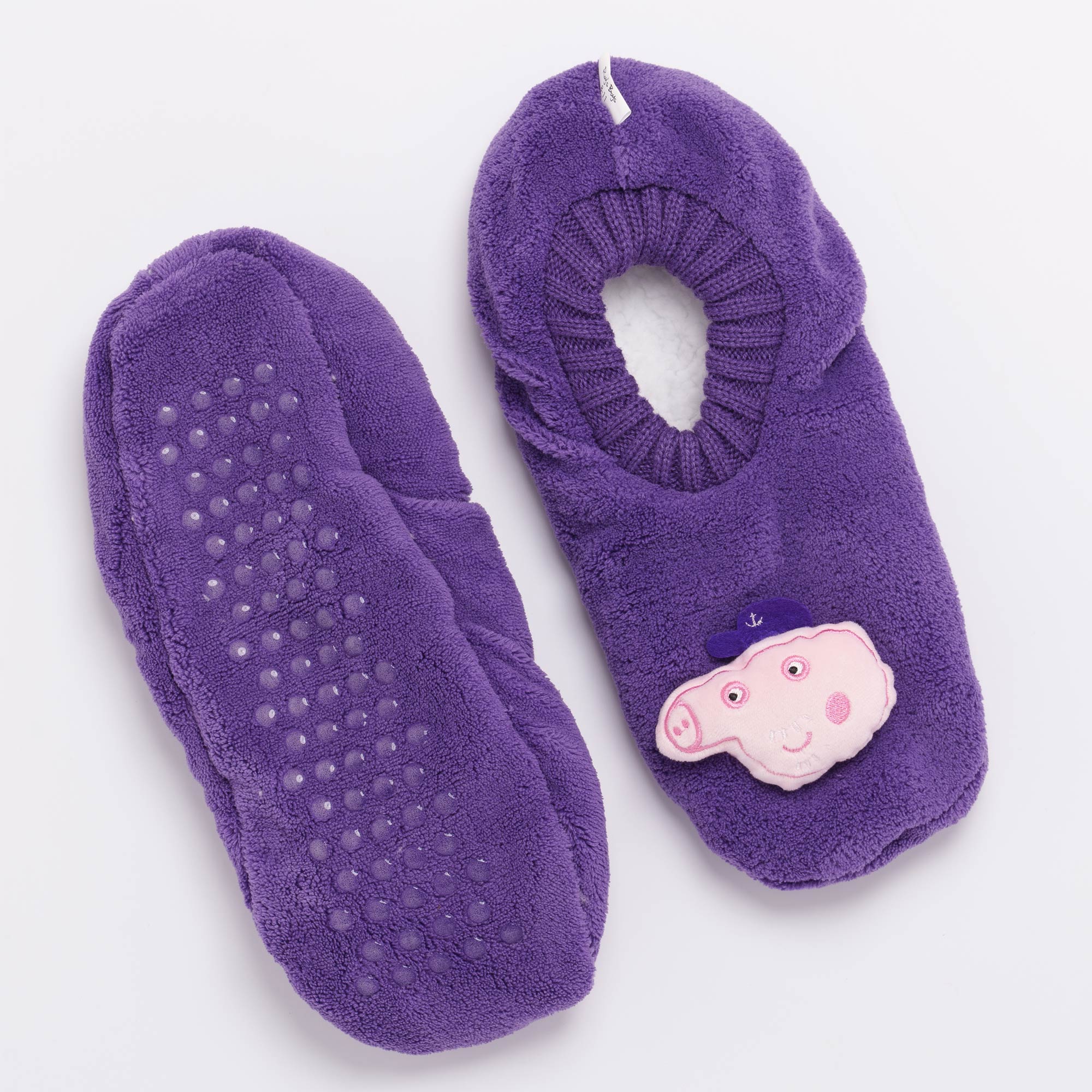 Grandpa Pig Adult Slipper Socks