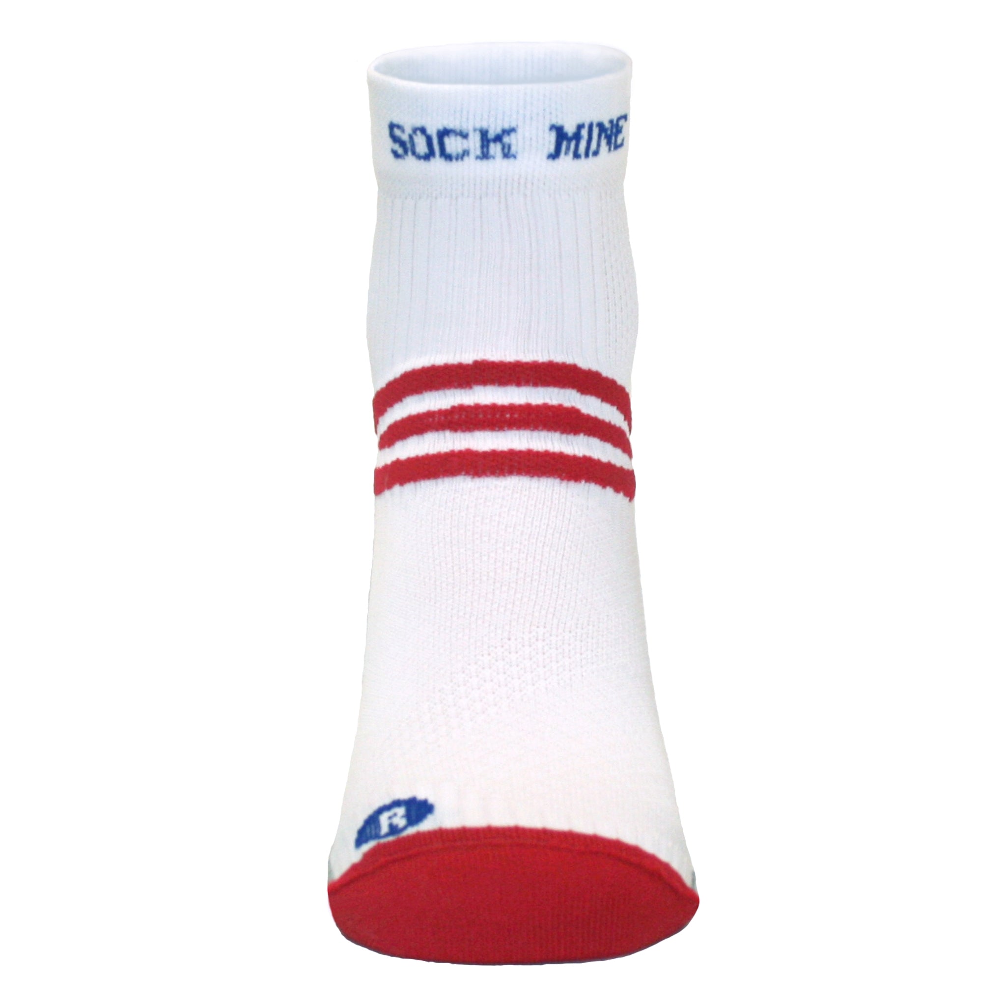 Sockmine Performance Quarter in Red