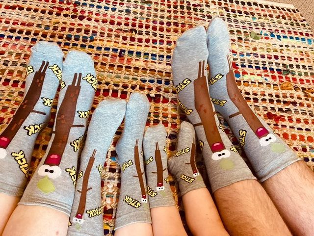 Hey Duggee Stick "Dad" Adult Socks