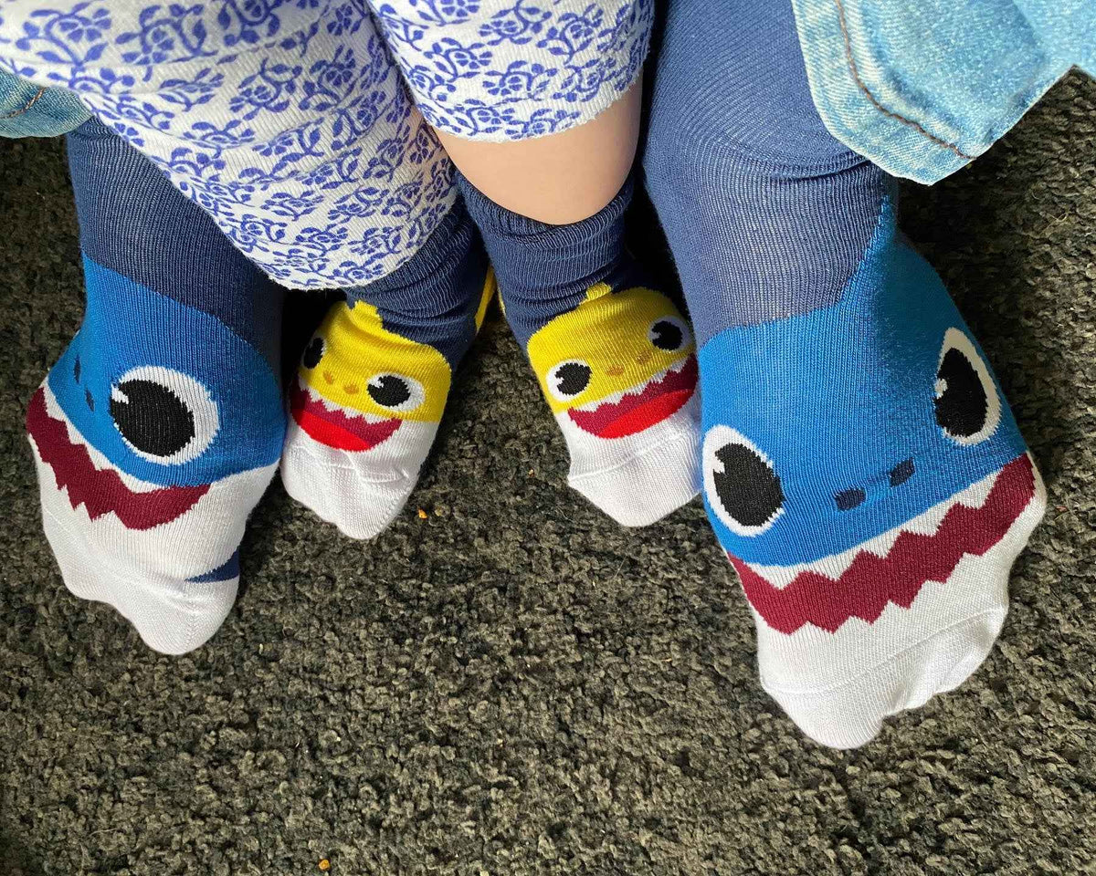 Daddy Shark Adult Socks