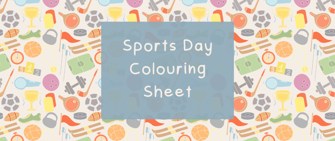 Sports Day Colouring Sheet