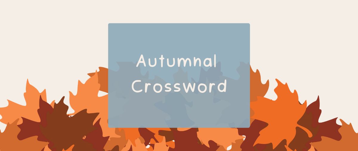 Autumnal Crossword - Roy's Boys