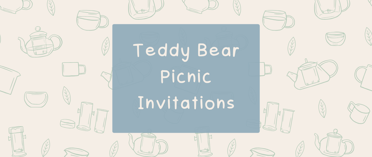 Teddy Bear Picnic Invitations - Roy's Boys