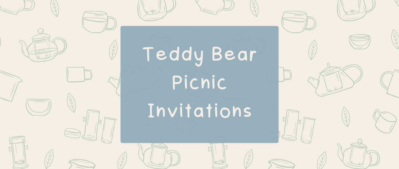 Teddy Bear Picnic Invitations