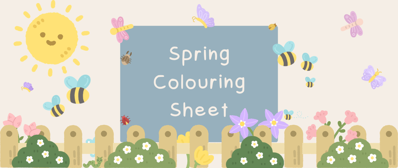 Spring Colouring Sheet