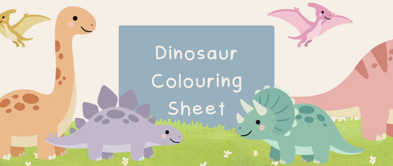 Dinosaur Colouring Sheet