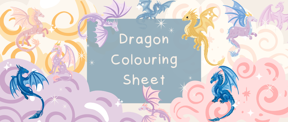 Dragon Colouring Sheet - Roy's Boys