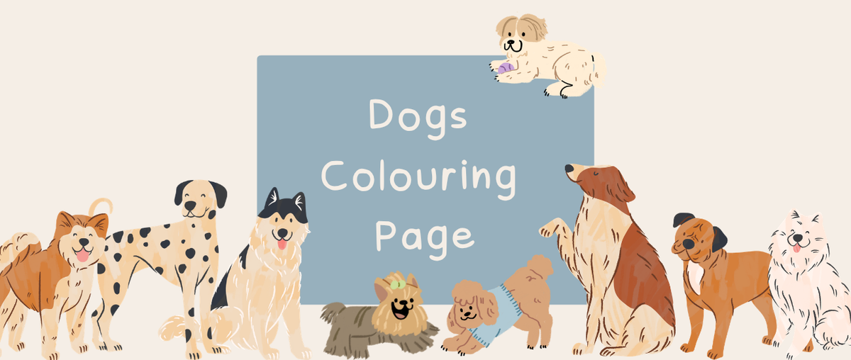 Dogs Colouring Page - Roy's Boys