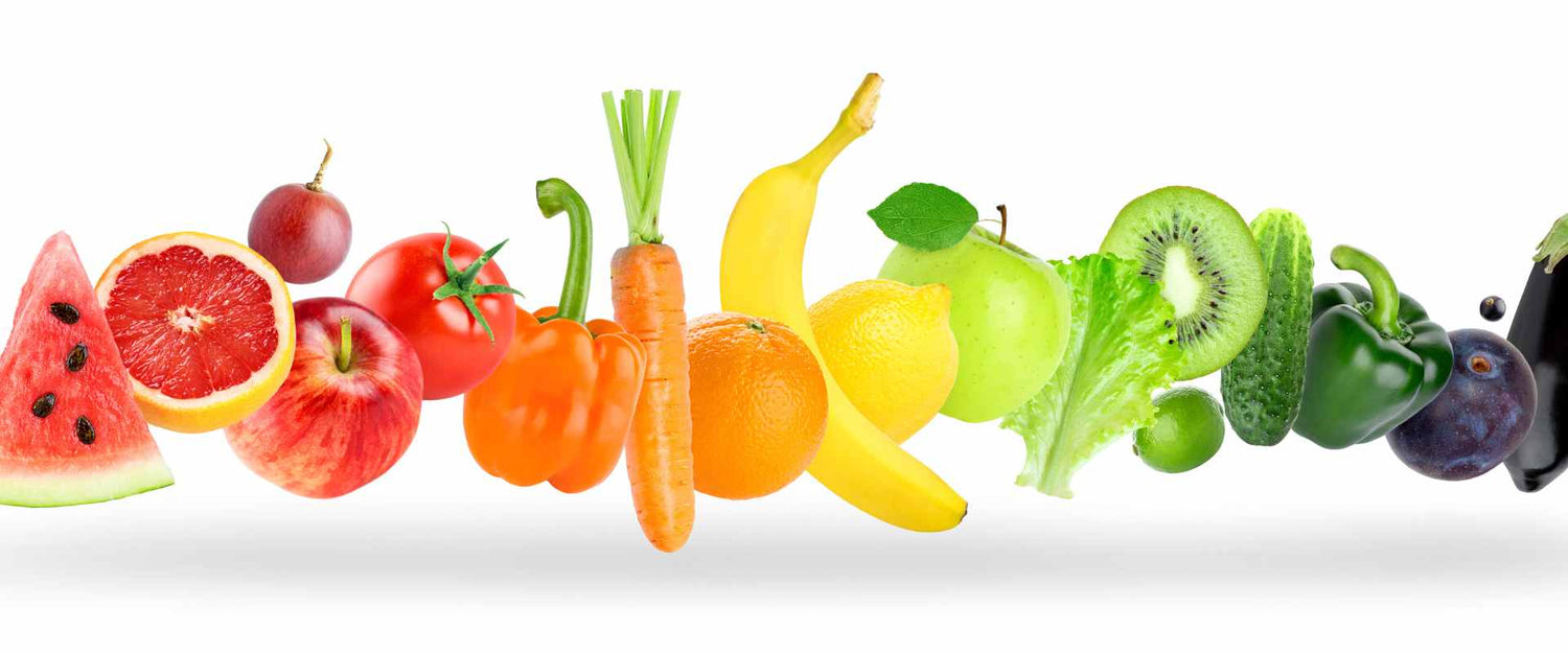 Fruit & Vegetables Colouring Worksheet | Kids Activity