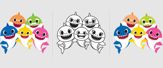 Baby Shark Colouring Worksheet | Kids Activity - Roy's Boys