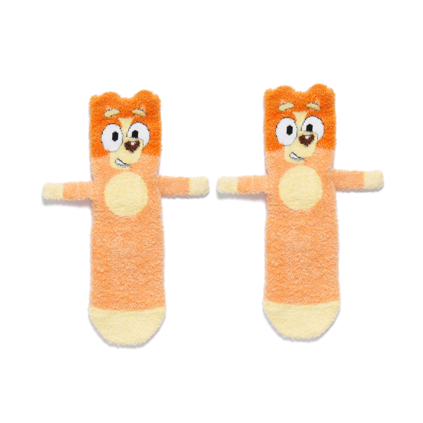 Front profile of Bingo legs be friends socks